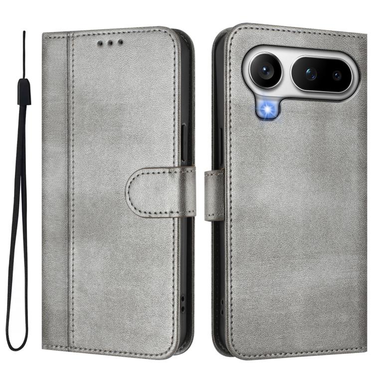 For Honor Magic8 Pro Air 5G Line Splicing Buckle Retro Leather Phone Case