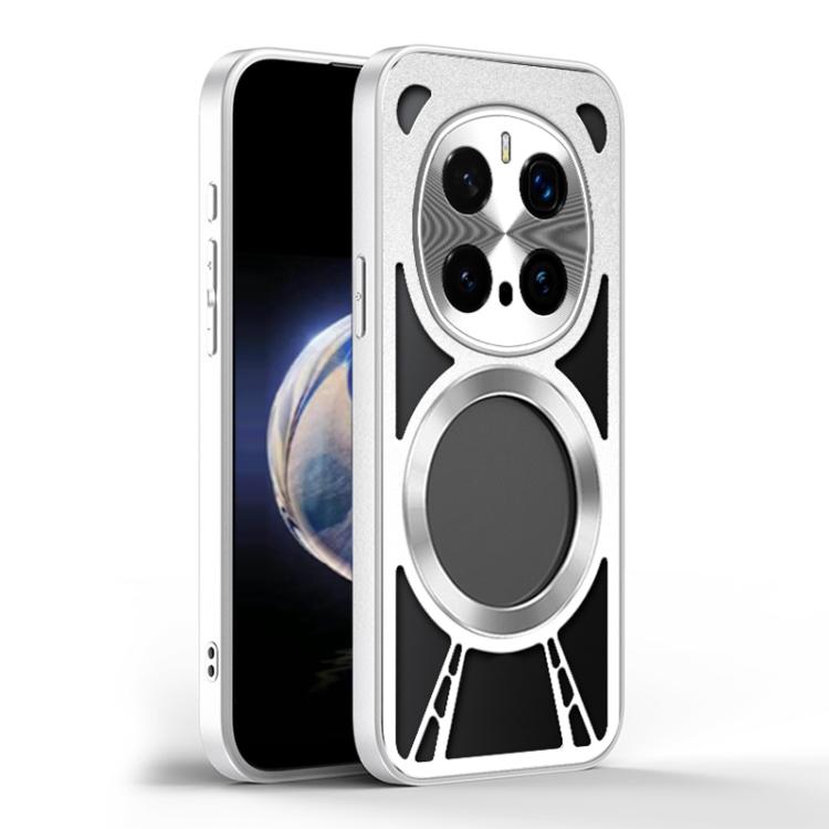 For Honor Magic7 Pro Cooling Hollow Metal Holder MagSafe Phone Case