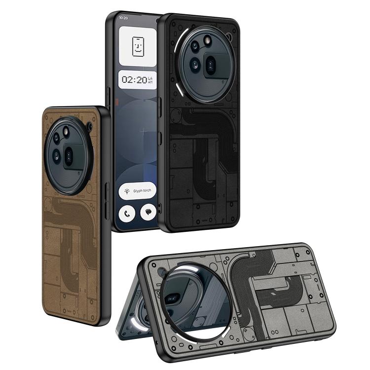 For Nothing Phone 3a Pro GKK Skin Feel Leather Frosted Phone Case