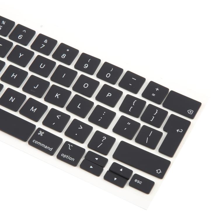 For MacBook A2251 A2289 A2238 A2338 10pcs UK Big Enter Version Keycaps, Language:English