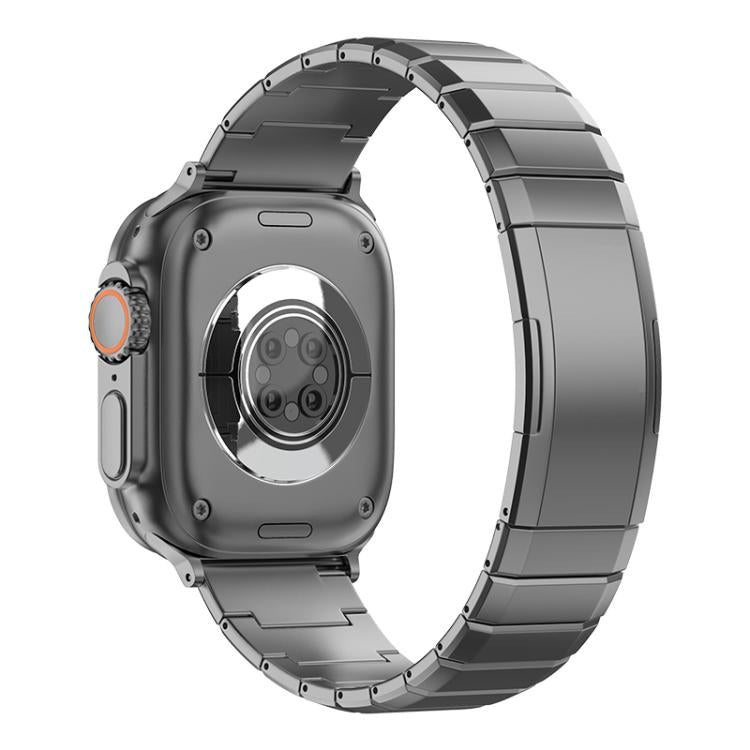 For Apple Watch 42mm / 41mm / 40mm / 38mm One-Bead Pure Titanium Buckle Watch Band