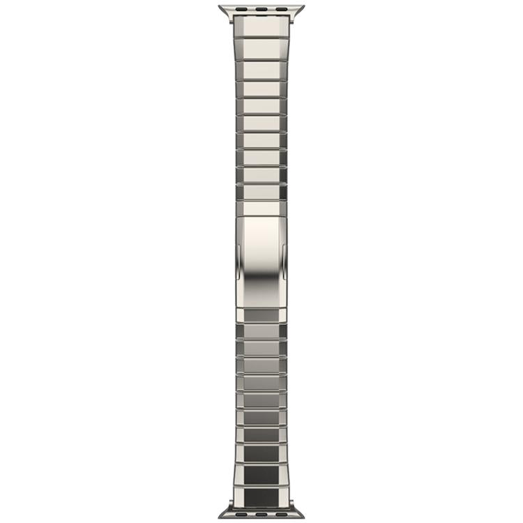 For Apple Watch 42mm / 41mm / 40mm / 38mm One-Bead Pure Titanium Buckle Watch Band