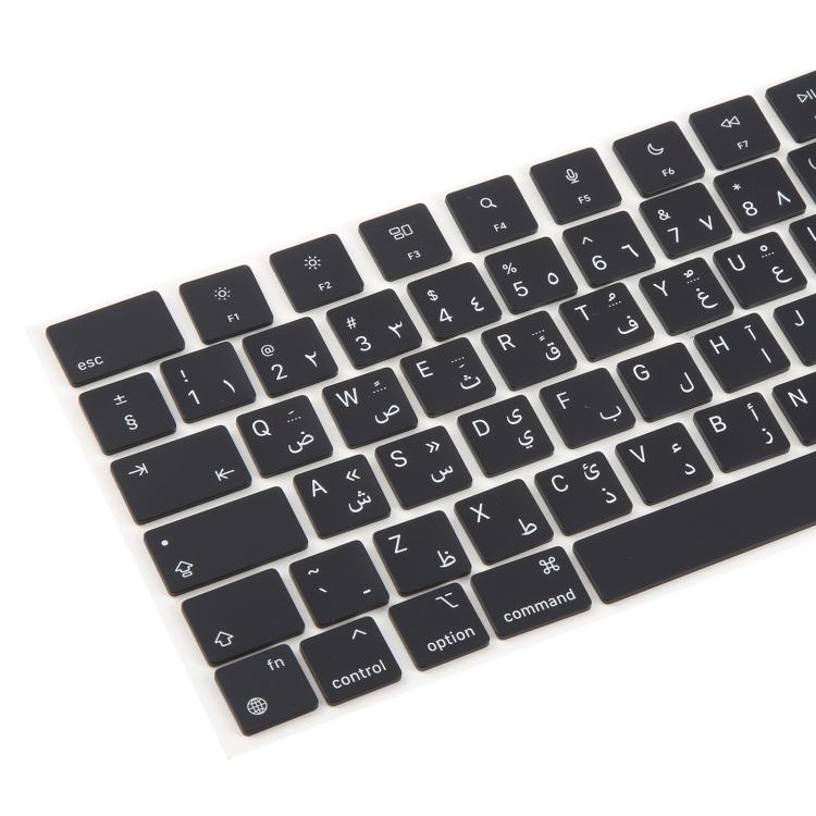For MacBook A2442 A2485 A2779 A2780 A2991 A2992 A2918 UK Big Enter Version Keycaps, Language:Arabic