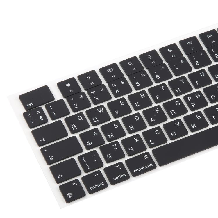 For MacBook A2442 A2485 A2779 A2780 A2991 A2992 A2918 UK Big Enter Version Keycaps, Language:Russian