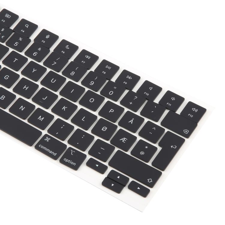 For MacBook A2442 A2485 A2779 A2780 A2991 A2992 A2918 10pcs UK Big Enter Version Keycaps, Language:Norway