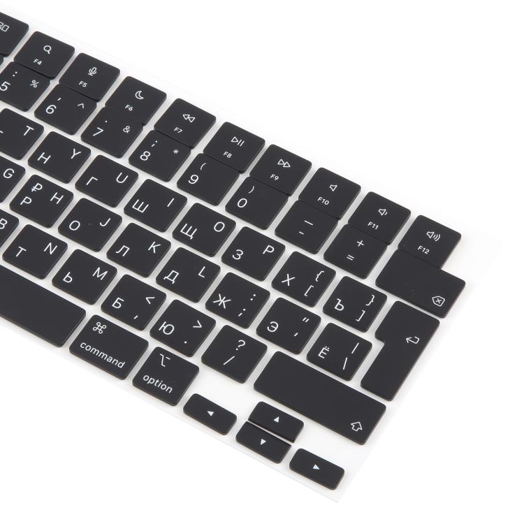 For MacBook A2442 A2485 A2779 A2780 A2991 A2992 A2918 10pcs UK Big Enter Version Keycaps, Language:Russian