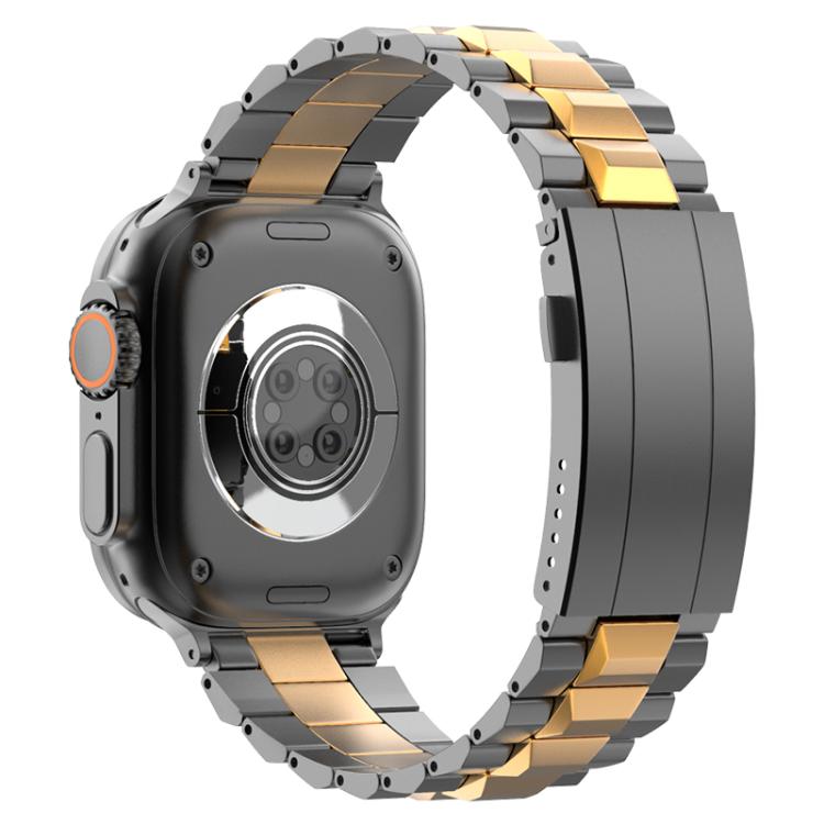For Apple Watch 42mm / 41mm / 40mm / 38mm T-shaped Turtle Buckle Detachable Titanium Watch Band
