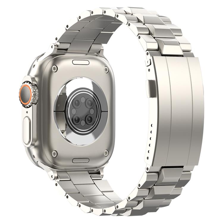 For Apple Watch 42mm / 41mm / 40mm / 38mm T-shaped Turtle Buckle Detachable Titanium Watch Band