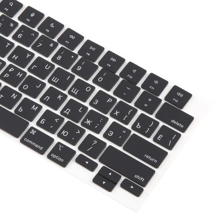 For MacBook A2442 A2485 A2779 A2780 A2991 A2992 A2918 US Small Enter Version Keycaps, Language:Russian