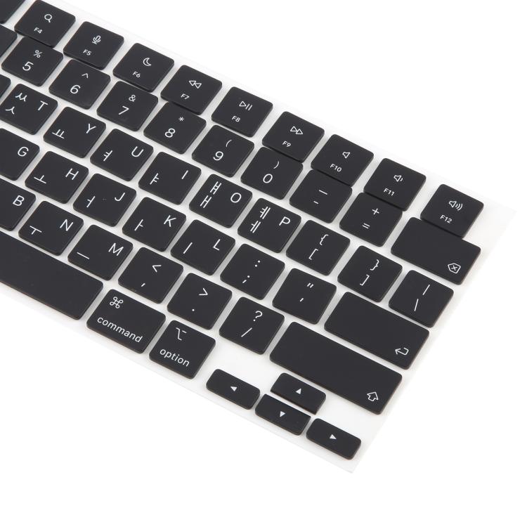 For MacBook A2442 A2485 A2779 A2780 A2991 A2992 A2918 US Small Enter Version Keycaps, Language:Korean