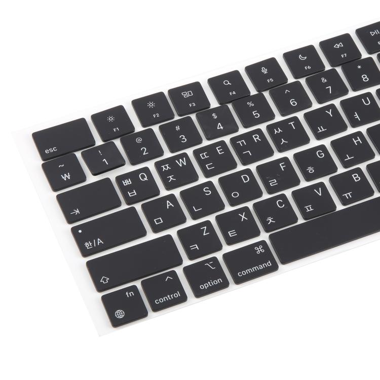 For MacBook A2442 A2485 A2779 A2780 A2991 A2992 A2918 US Small Enter Version Keycaps, Language:Korean