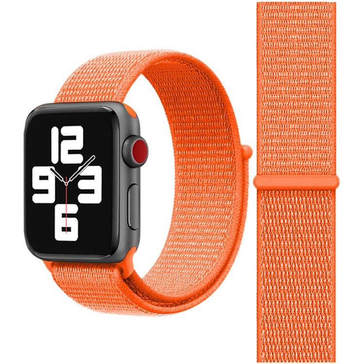 For Apple Watch 42mm / 41mm / 40mm / 38mm xDfind Nylon Loop Hook and Loop Fastener Watch Band
