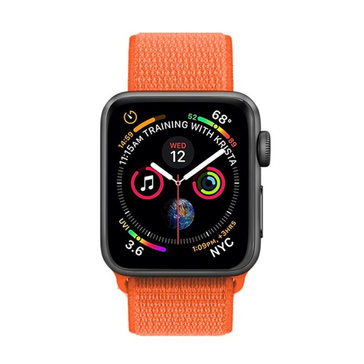 For Apple Watch 42mm / 41mm / 40mm / 38mm xDfind Nylon Loop Hook and Loop Fastener Watch Band