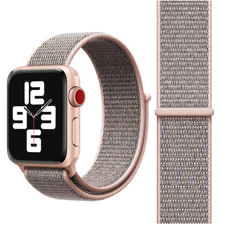 For Apple Watch 42mm / 41mm / 40mm / 38mm xDfind Nylon Loop Hook and Loop Fastener Watch Band
