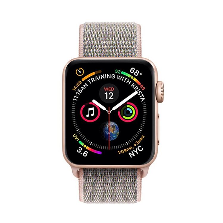 For Apple Watch 42mm / 41mm / 40mm / 38mm xDfind Nylon Loop Hook and Loop Fastener Watch Band