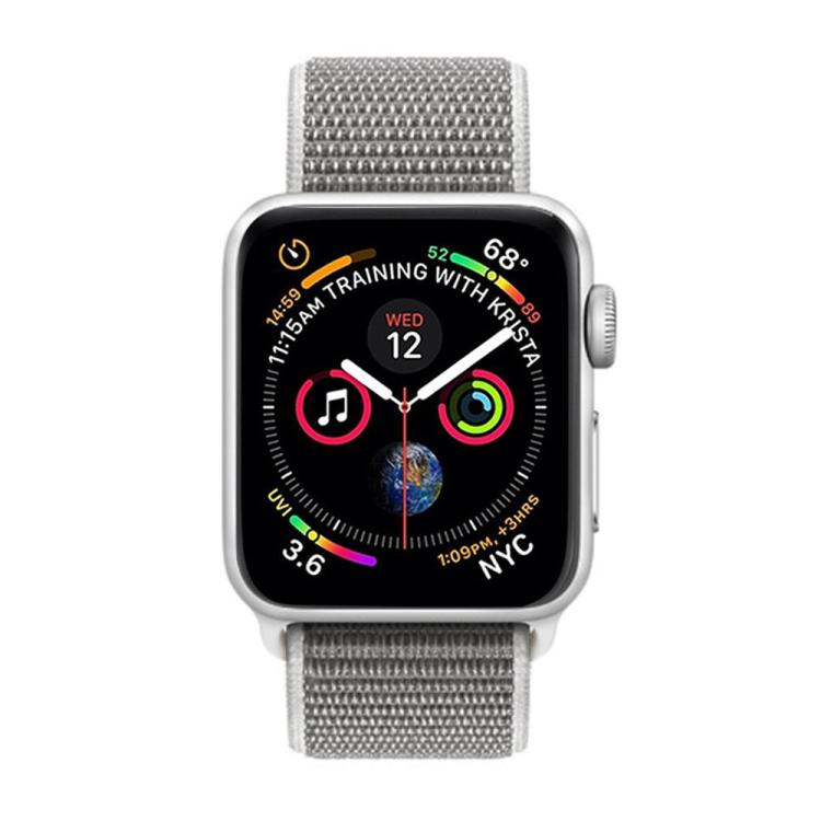 For Apple Watch 42mm / 41mm / 40mm / 38mm xDfind Nylon Loop Hook and Loop Fastener Watch Band