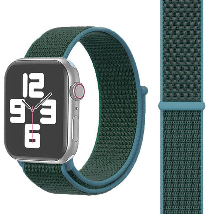 For Apple Watch 42mm / 41mm / 40mm / 38mm xDfind Nylon Loop Hook and Loop Fastener Watch Band
