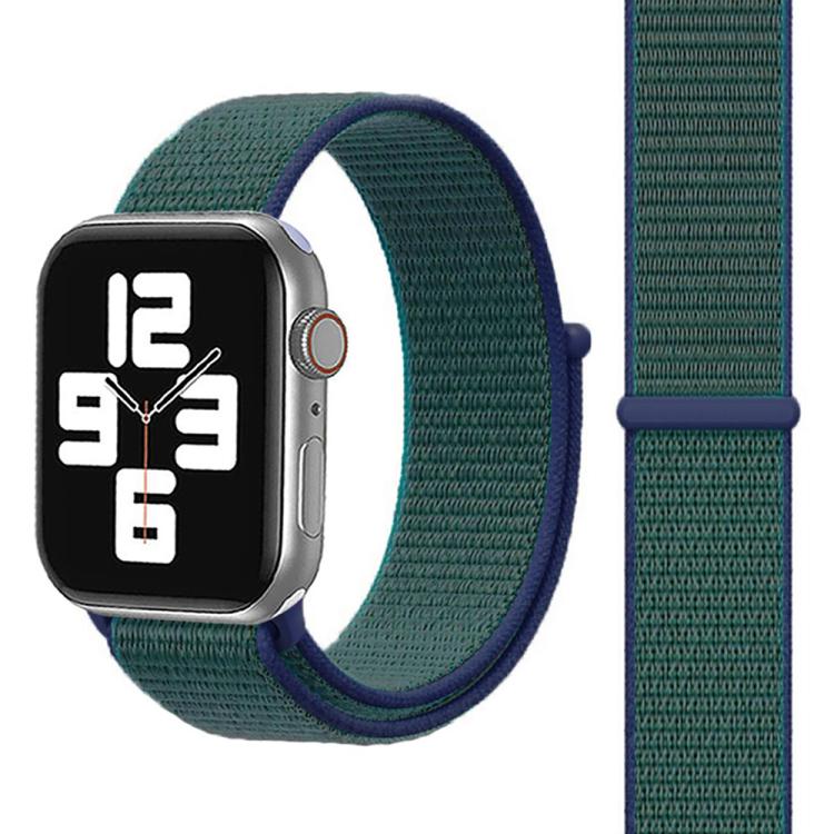 For Apple Watch 42mm / 41mm / 40mm / 38mm xDfind Nylon Loop Hook and Loop Fastener Watch Band