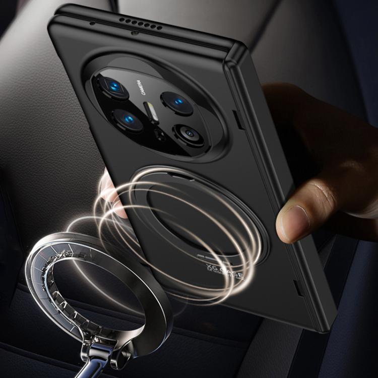For Huawei Mate X6 GKK Integrated Magnetic Folding Hinge Ultra-thin Phone Case with Rotating Stand