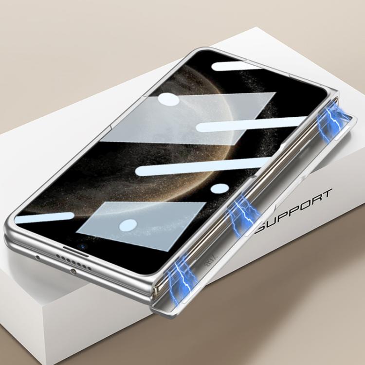 For Huawei Mate X6 GKK Integrated Magnetic Folding Hinge Ultra-thin Phone Case with Rotating Stand
