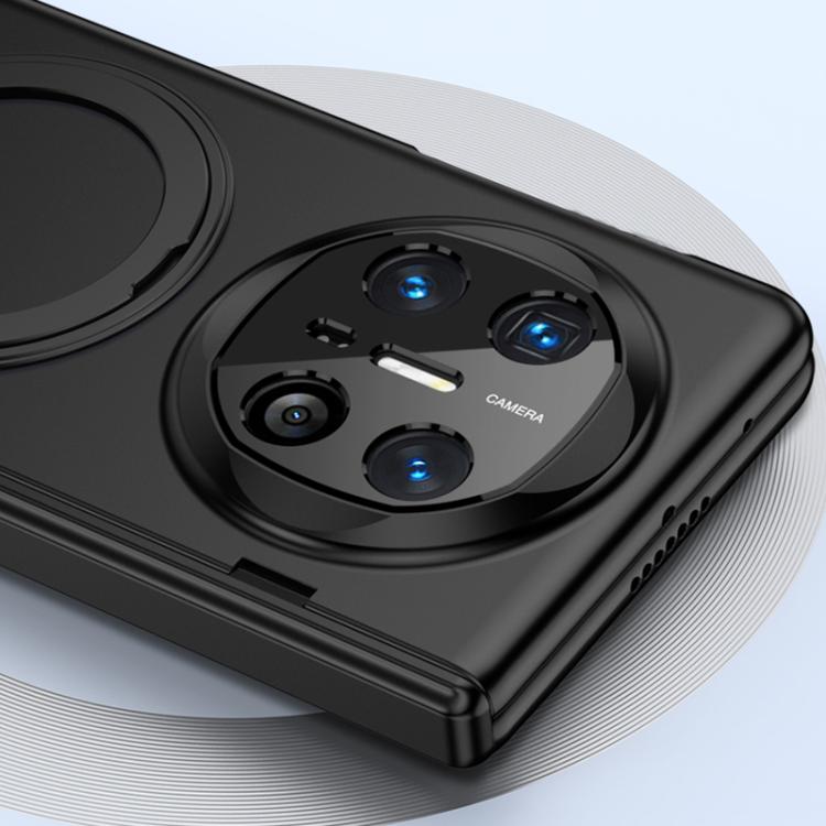 For Huawei Mate X6 GKK Integrated Magnetic Folding Hinge Ultra-thin Phone Case with Rotating Stand