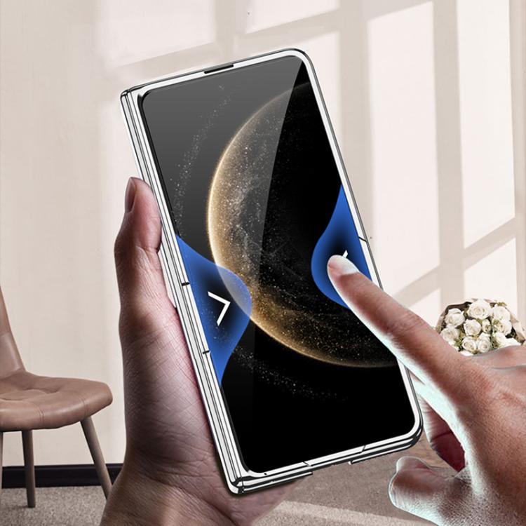 For Huawei Mate X6 GKK Integrated Magnetic Folding Hinge Ultra-thin Phantom Phone Case with Rotating Stand
