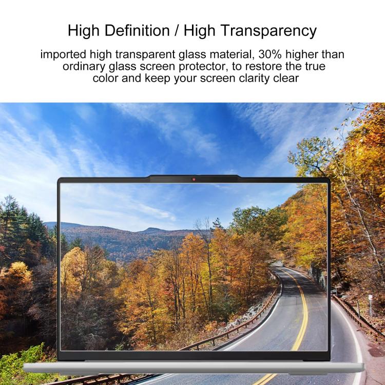 For Lenovo IdeaPad Slim 5 Light 13.3 2pcs 9H 0.3mm Explosion-proof Tempered Glass Film