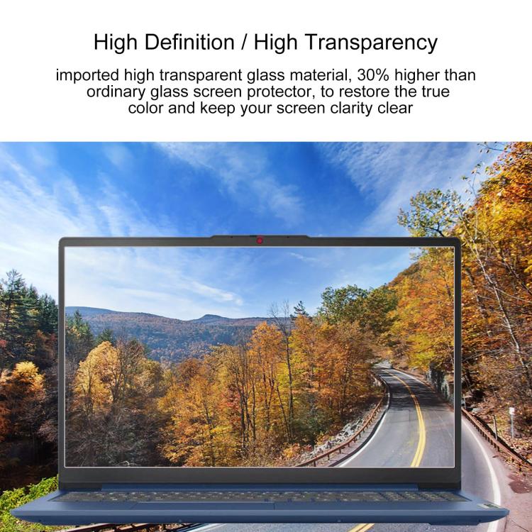 For Lenovo IdeaPad Slim 3 Gen8 15.6 2pcs 9H 0.3mm Explosion-proof Tempered Glass Film