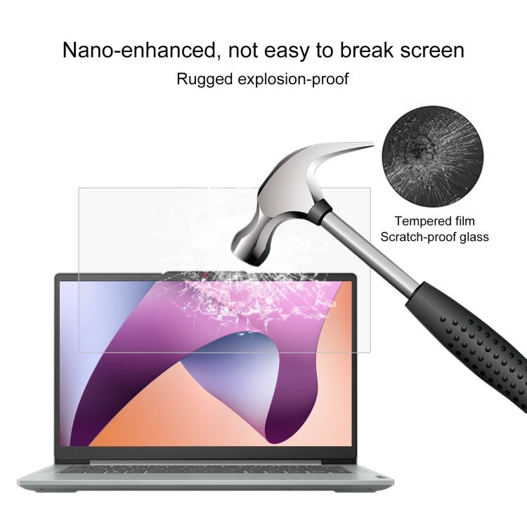 For Lenovo IdeaPad Slim 5 Light 14 25pcs 9H 0.3mm Explosion-proof Tempered Glass Film