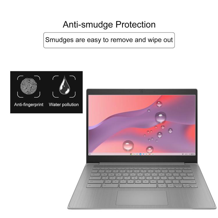 For HP Chromebook 14A 14 2pcs 9H 0.3mm Explosion-proof Tempered Glass Film