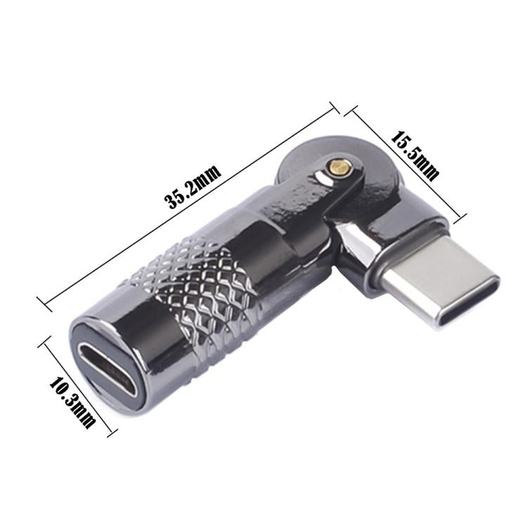 3A Charge Adapter, Model:Type-C Male to Type-C Female - 60W