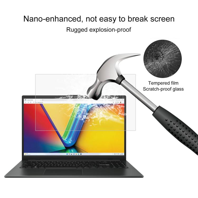 For ASUS Vivobook Go 14 / E1404FA 14 25pcs 9H 0.3mm Explosion-proof Tempered Glass Film