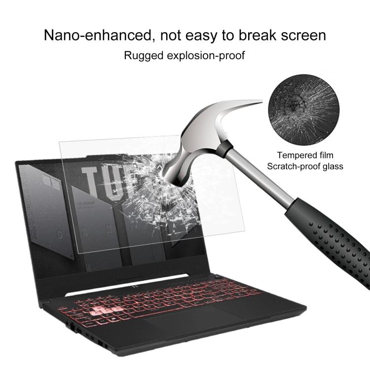 For ASUS TUF Gaming A15 FA507NVR 15.6 25pcs 9H 0.3mm Explosion-proof Tempered Glass Film