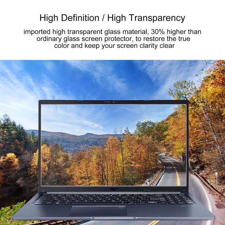 For ASUS Vivobook 15 M1502YA 15.6 25pcs 9H 0.3mm Explosion-proof Tempered Glass Film