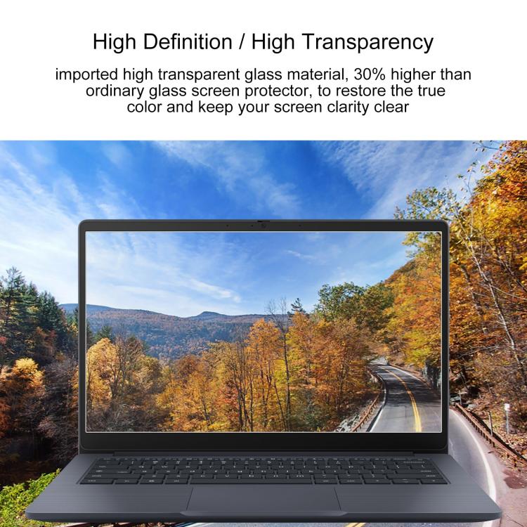 For ASUS Chromebook CX1405CKA 14 25pcs 9H 0.3mm Explosion-proof Tempered Glass Film
