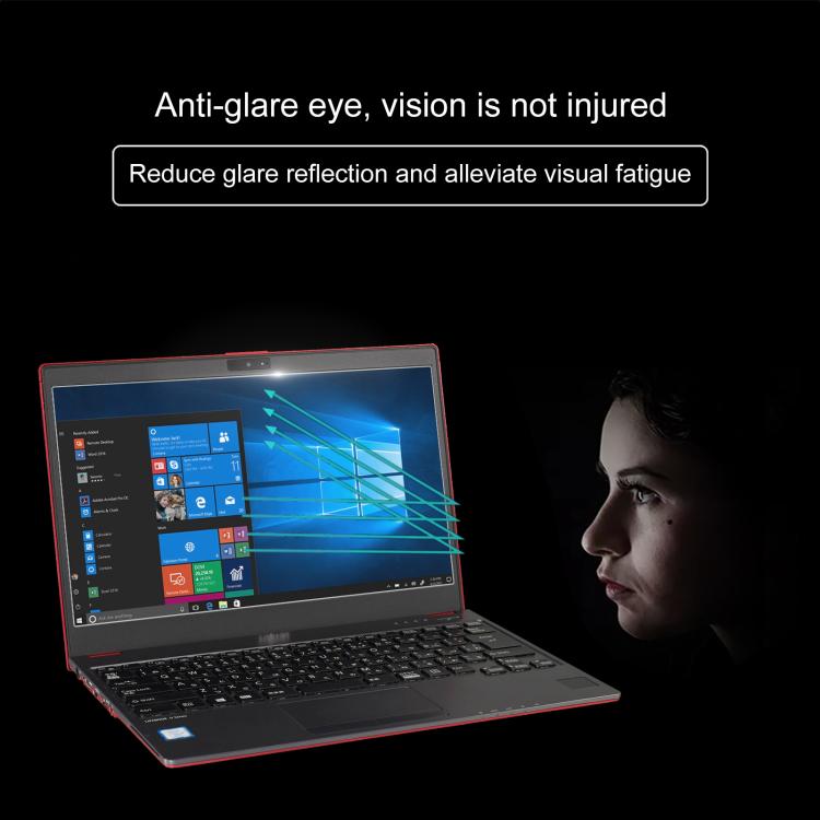 For Fujitsu LIFEBOOK U938 13.3 2pcs 9H 0.3mm Explosion-proof Tempered Glass Film