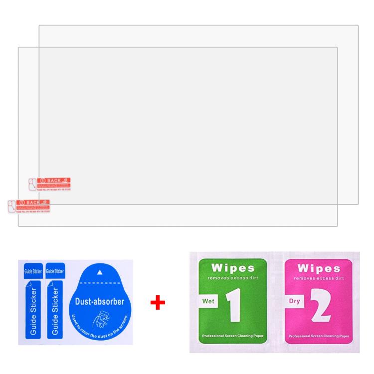 For Fujitsu FMV Lite WA1 15.6 2pcs 9H 0.3mm Explosion-proof Tempered Glass Film