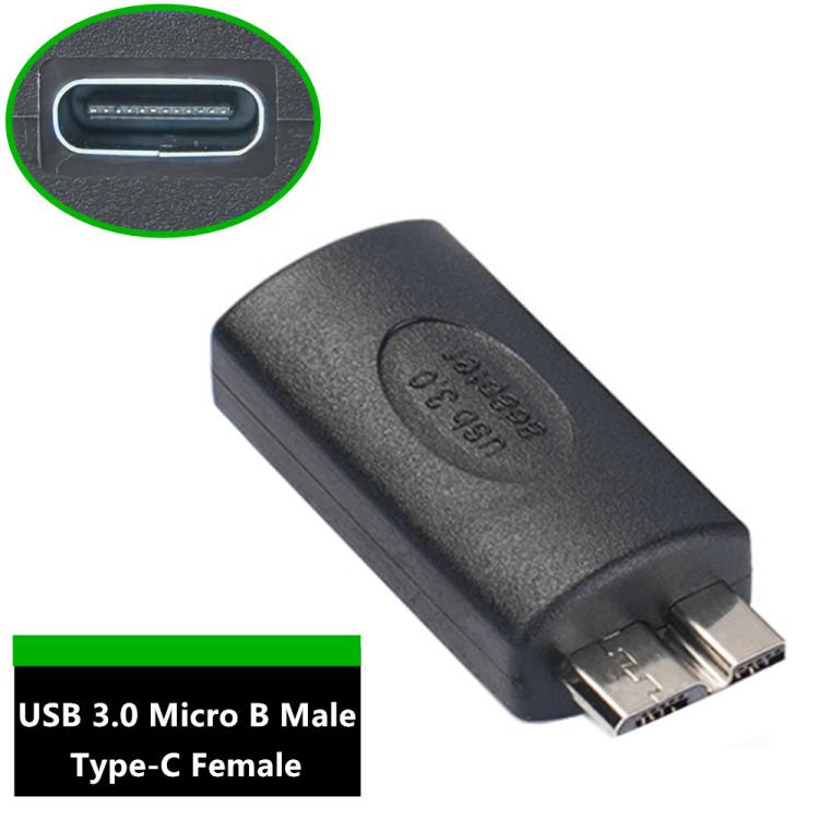 USB3.0 Mobile Hard Drive Computer Adapter, Model:Type-C Female to Micro USB Male