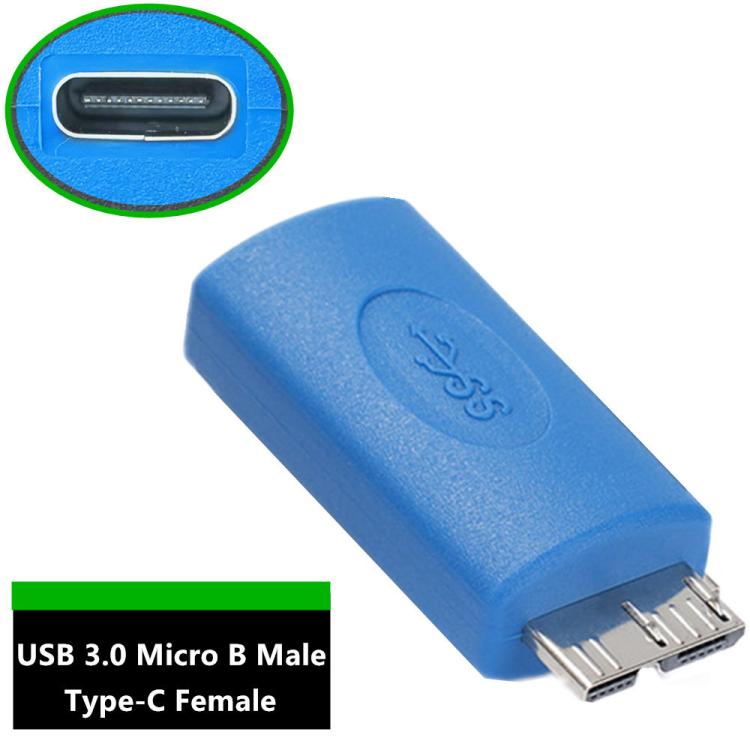 USB3.0 Mobile Hard Drive Computer Adapter, Model:Type-C Female to Micro USB Male