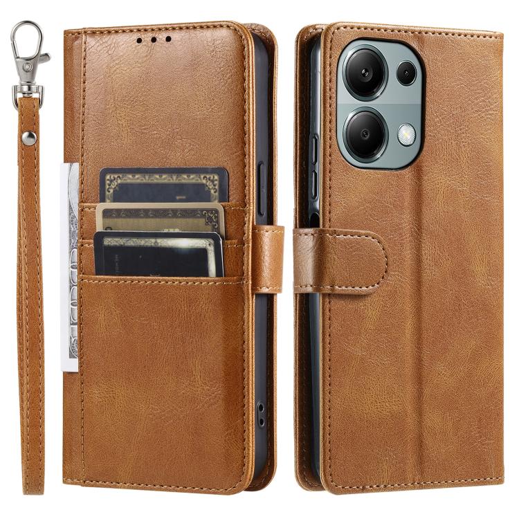 For OPPO Reno13 Pro Simple 6-Card Wallet Leather Phone Case