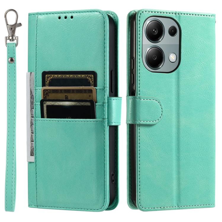 For OPPO Reno13 Pro Simple 6-Card Wallet Leather Phone Case