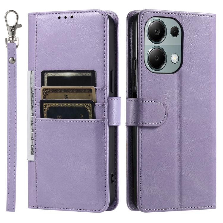 For OPPO Reno13 Pro Simple 6-Card Wallet Leather Phone Case