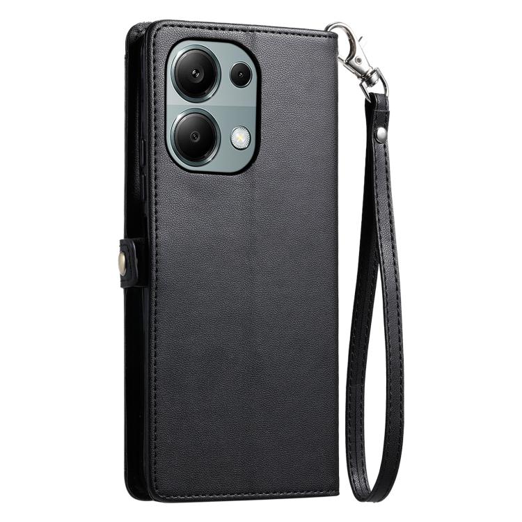 For OPPO Reno13 Pro Wallet Multi-card Slot Leather Phone Case with Lanyard