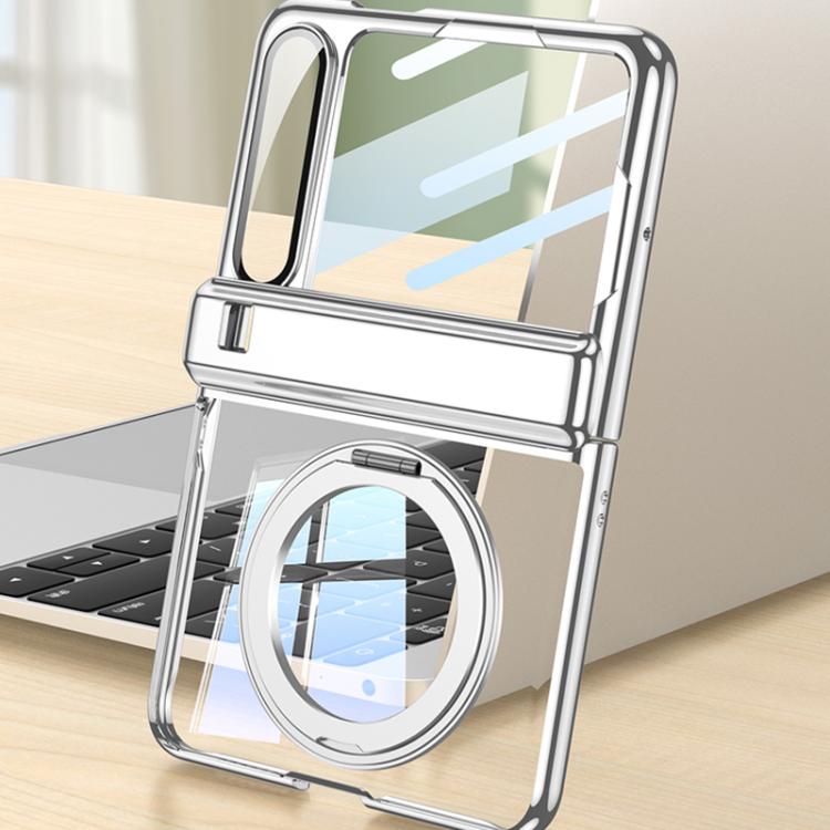 For Huawei Pura X GKK Folding Magnetic Hinge Phantom Phone Case with Rotating Stand