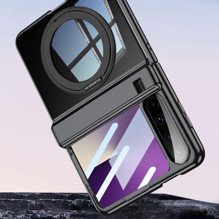 For Huawei Pura X GKK Folding Magnetic Hinge Phantom Phone Case with Rotating Stand