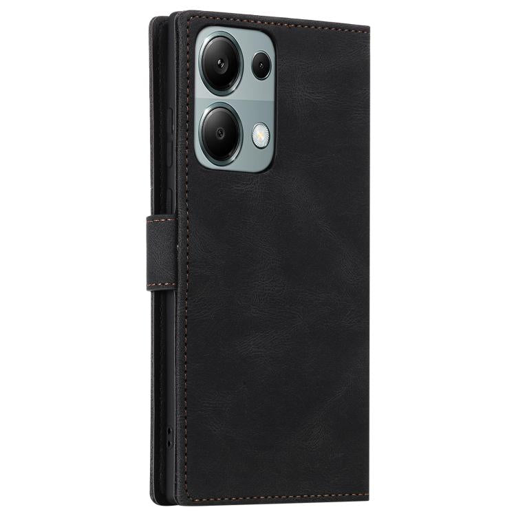 For OPPO Reno13 Pro Nail Skin Feel Stitching Calf Texture Leather Phone Case