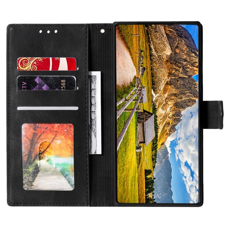 For OPPO Reno13 Pro Nail Skin Feel Stitching Calf Texture Leather Phone Case