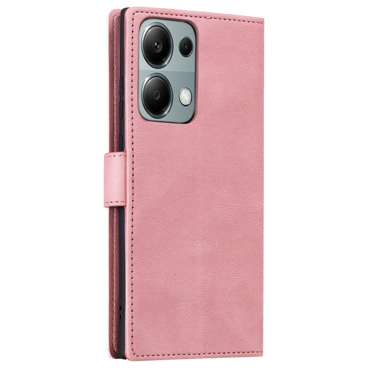 For OPPO Reno13 Pro Nail Skin Feel Stitching Calf Texture Leather Phone Case
