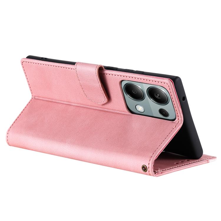 For OPPO Reno13 Pro Nail Skin Feel Stitching Calf Texture Leather Phone Case