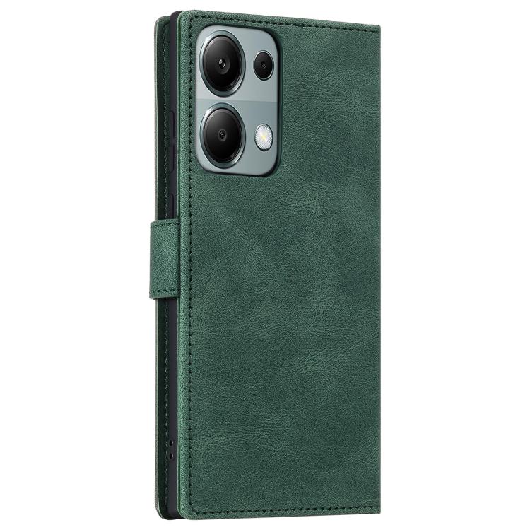 For OPPO Reno13 Pro Nail Skin Feel Stitching Calf Texture Leather Phone Case